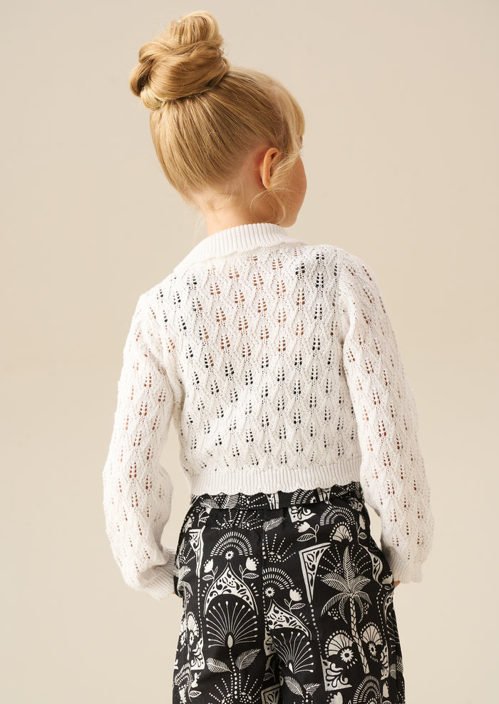 Jessica Collar Knit Cardigan
