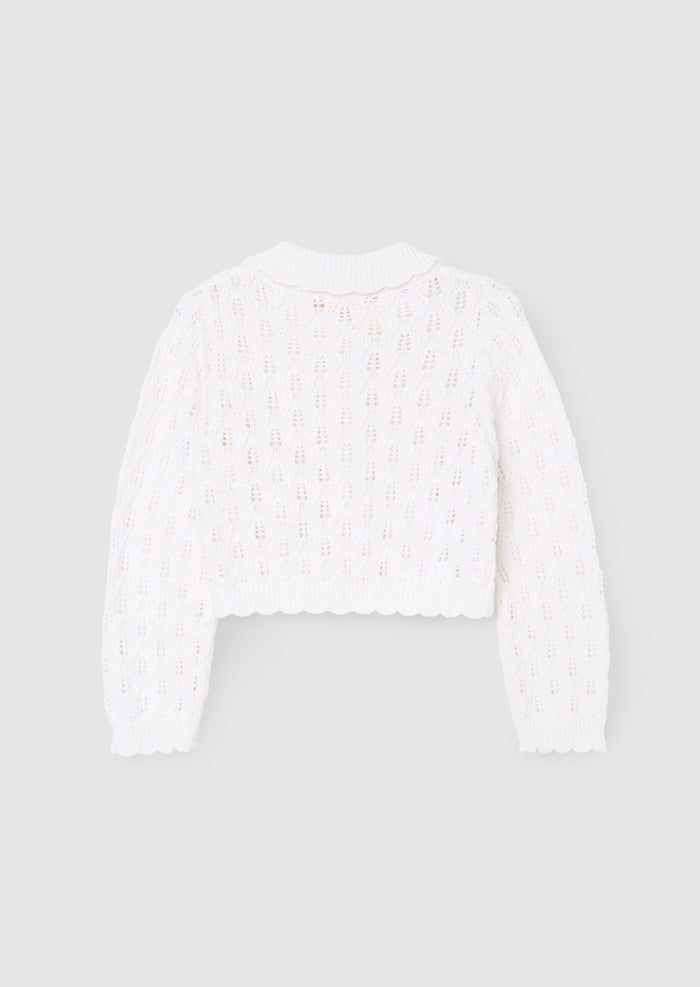 Jessica Collar Knit Cardigan