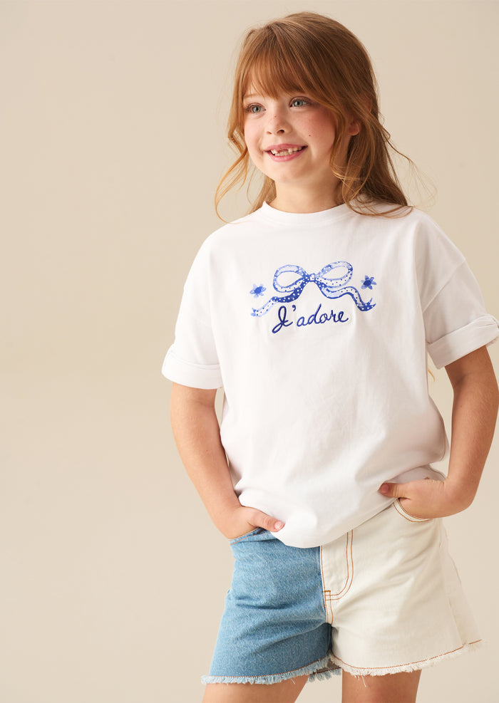 Joanie Floral Placement Print T Shirt