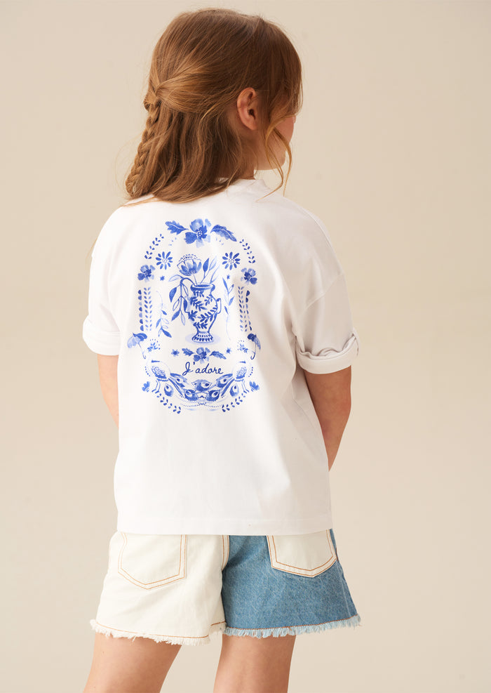 Joanie Floral Placement Print T Shirt