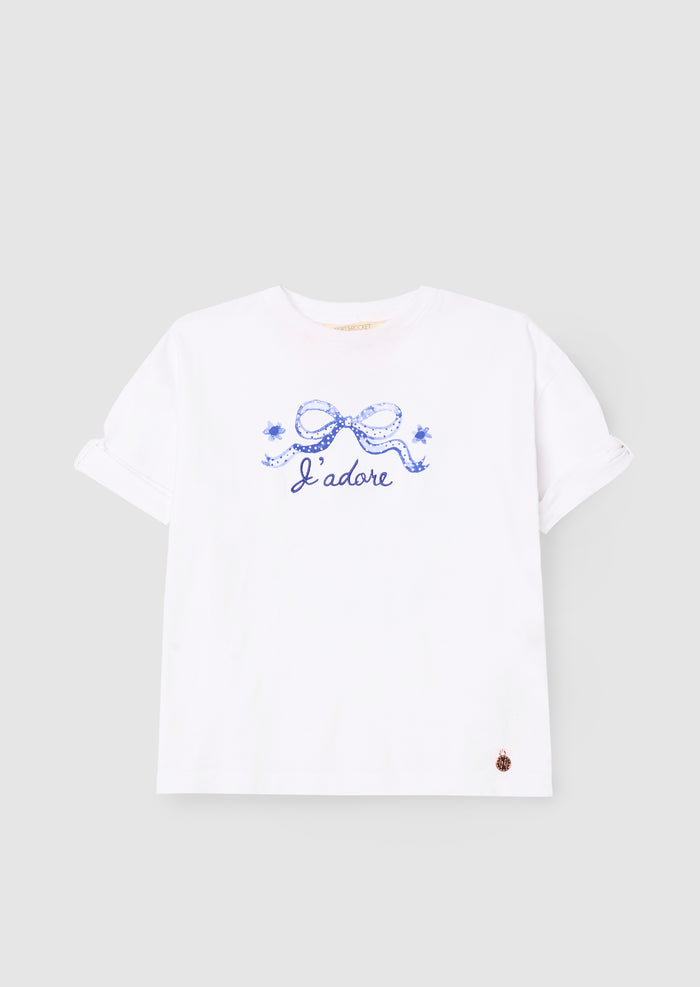 Joanie Floral Placement Print T Shirt