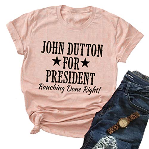 John Dutton for President Star T-Shirt for Women