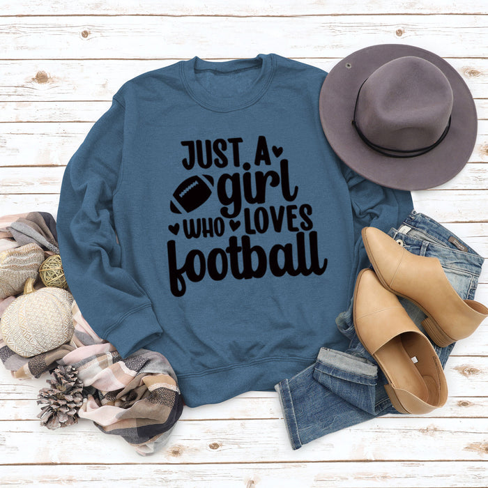 Blue sweater (black font) / S