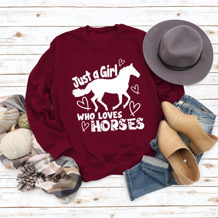 Wine red sweater (white font) / S