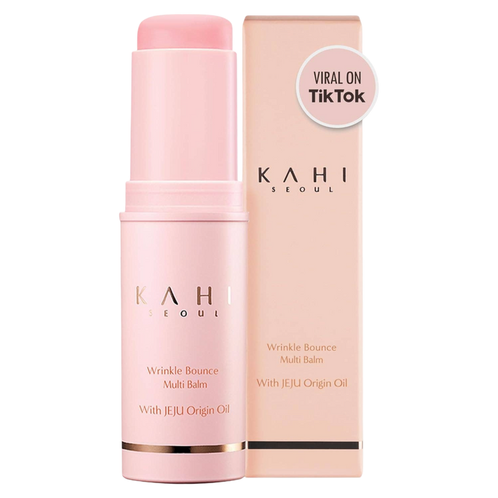 Kahi Seoul Wrinkle Bounce Multi Balm with packaging on a white background