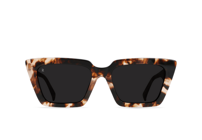 Keera Sunglasses - Coral Tortoise - Dark Smoke