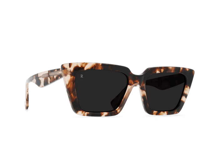 Keera Sunglasses - Coral Tortoise - Dark Smoke