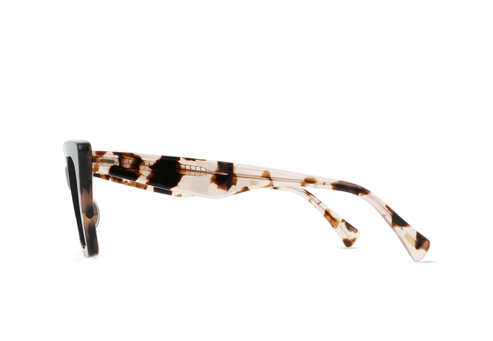Keera Sunglasses - Coral Tortoise - Dark Smoke