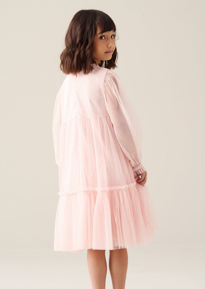 Keria Lace Yoke Boho Dress