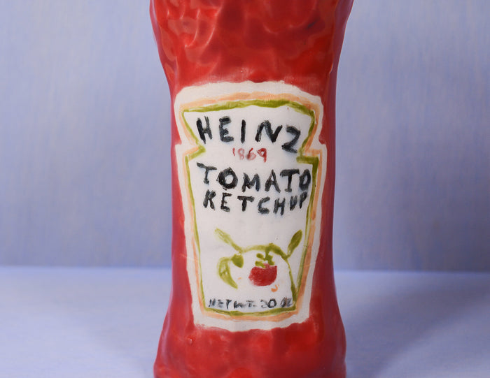 Ketchup Hand Built Vase