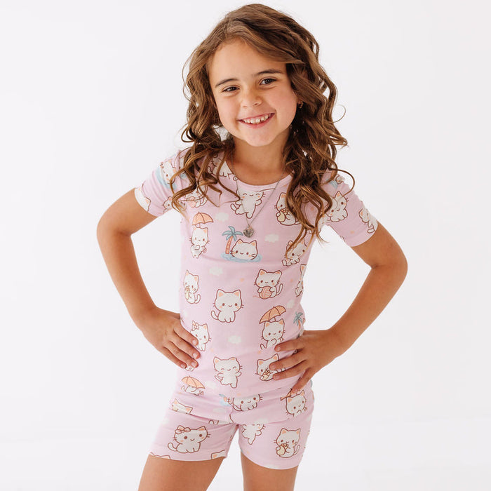 Kitty Daydream All Wrapped Up Kid's Short Two-Piece Set