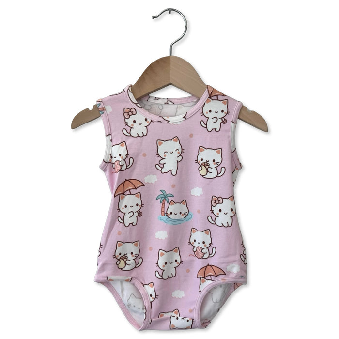 Kitty Daydream  Sleeveless Snuggle BugBodysuit