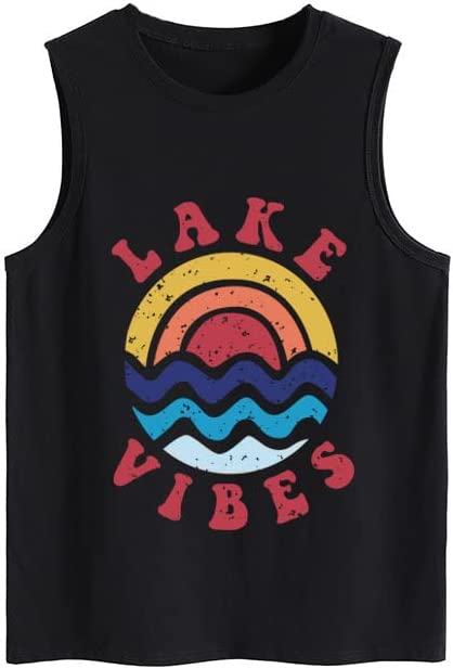 Lake-Vibes Summer Tank Tops Shirt