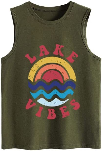 Lake-Vibes Summer Tank Tops Shirt