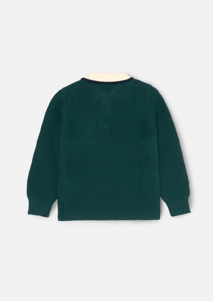 Landon Textured Knitted Polo