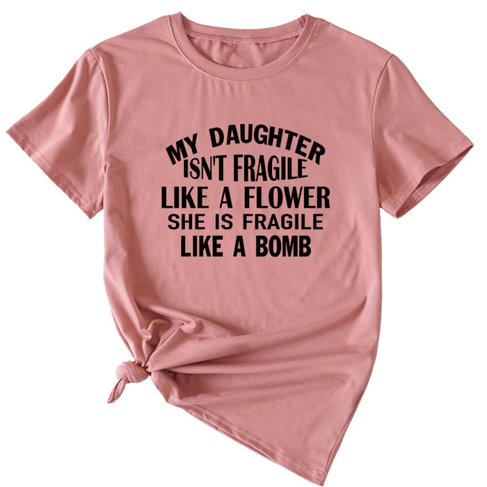 Rose Gold (black font) / S