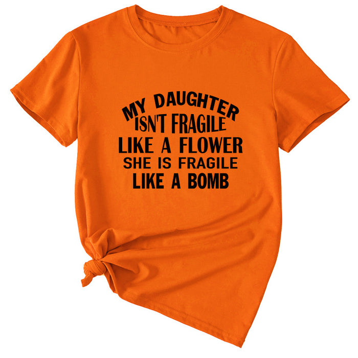 Orange (black font) / S