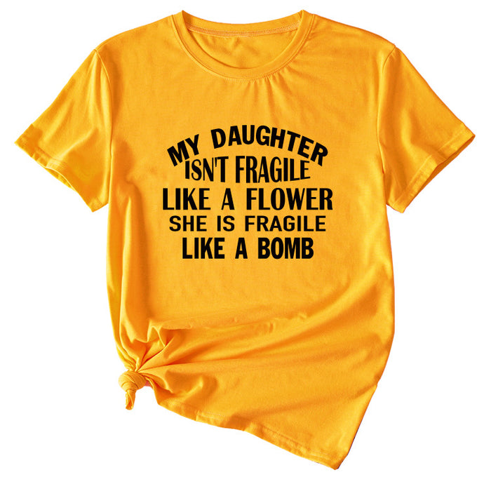 Mustard yellow (black font) / S