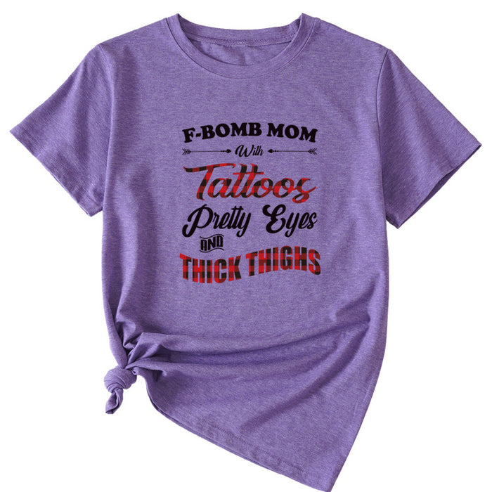 Purple (black font color image) / S