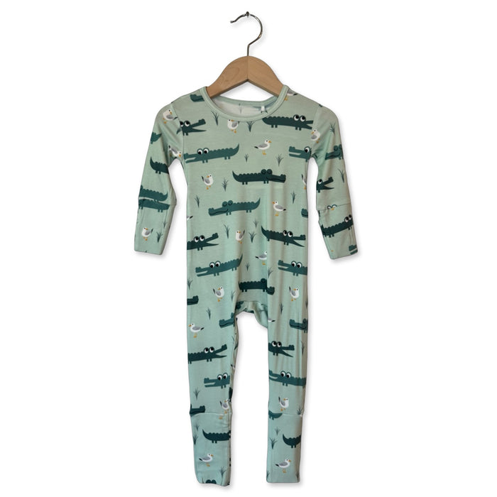 Later Gator Day to Night Romper Luxe Edition | Cotton Bamboo Blend