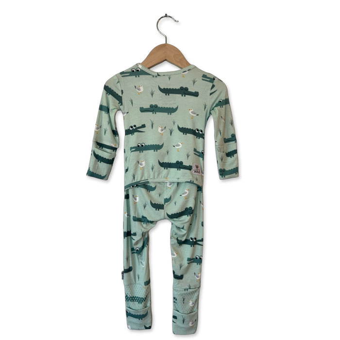 Later Gator Day to Night Romper Luxe Edition | Cotton Bamboo Blend