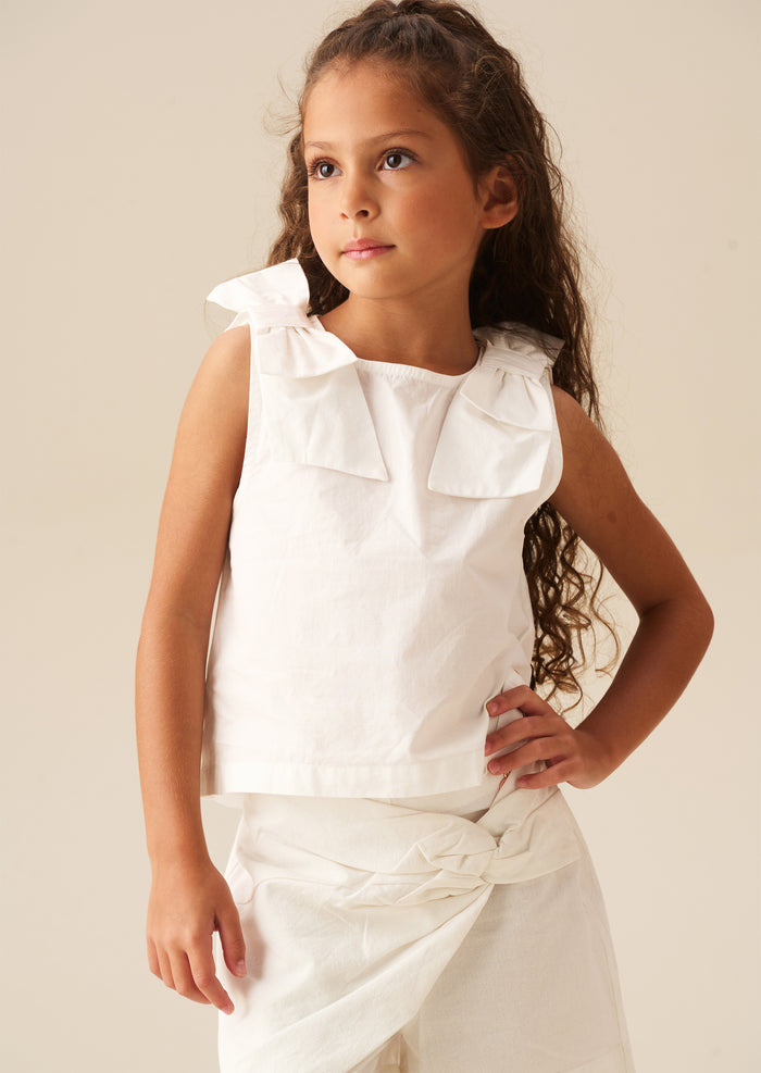 Laurel Bow Detail Vest