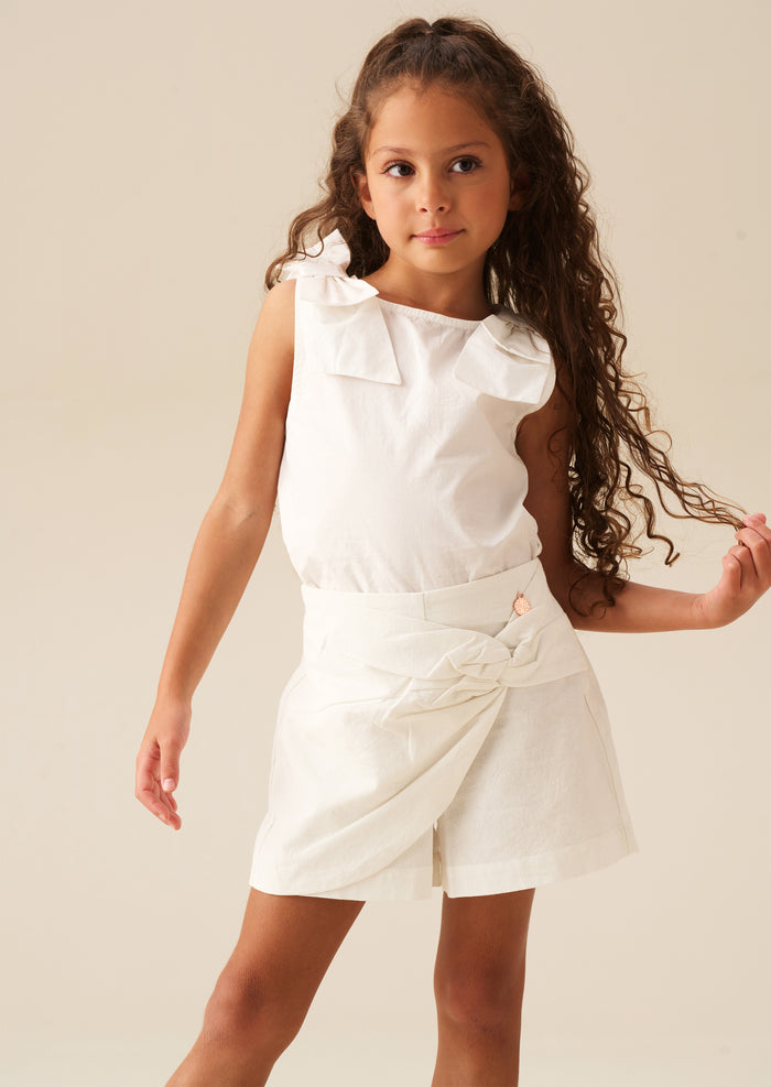 Laurel Bow Detail Vest