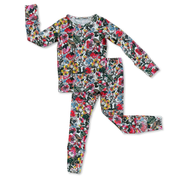 Le Fleur All Wrapped Up Kid's Two Piece Jammie Set