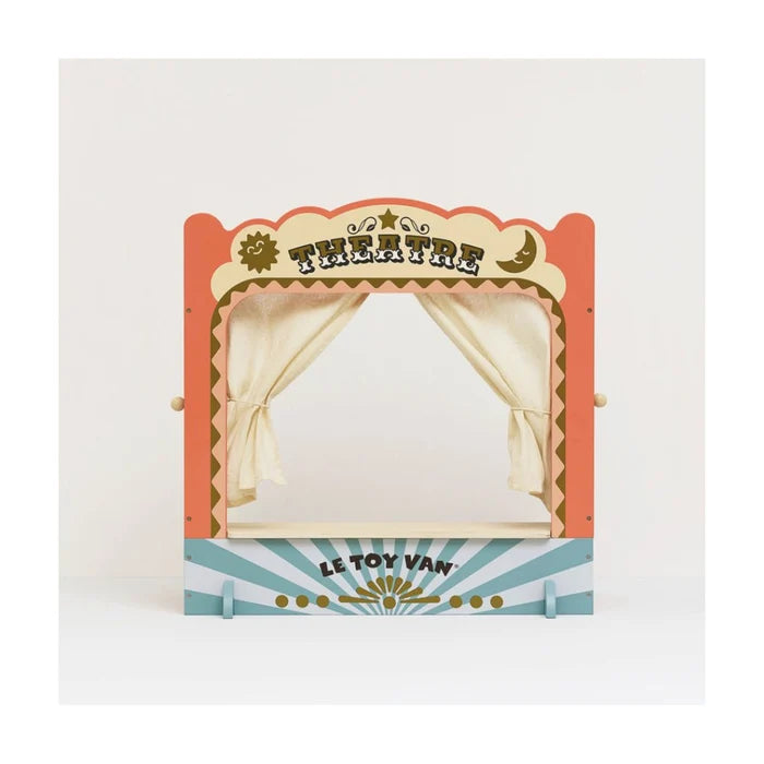 Le Toy Van Kitchen Tabletop Puppet Wooden Theatre