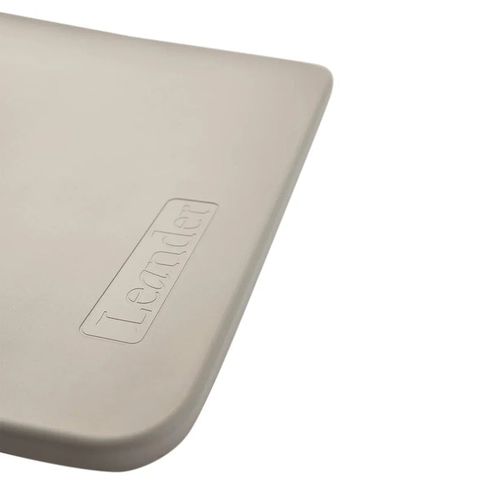 Beige Leander Matty Mini Change Mat with embossed lettering for baby strollers or Toshi Baby