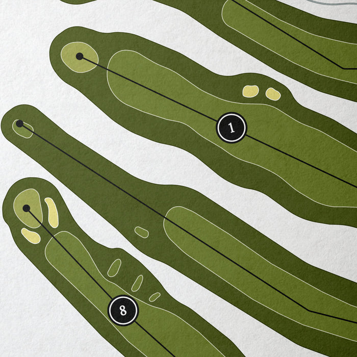 Lebanon Country Club | Golf Course Print | Close+Up