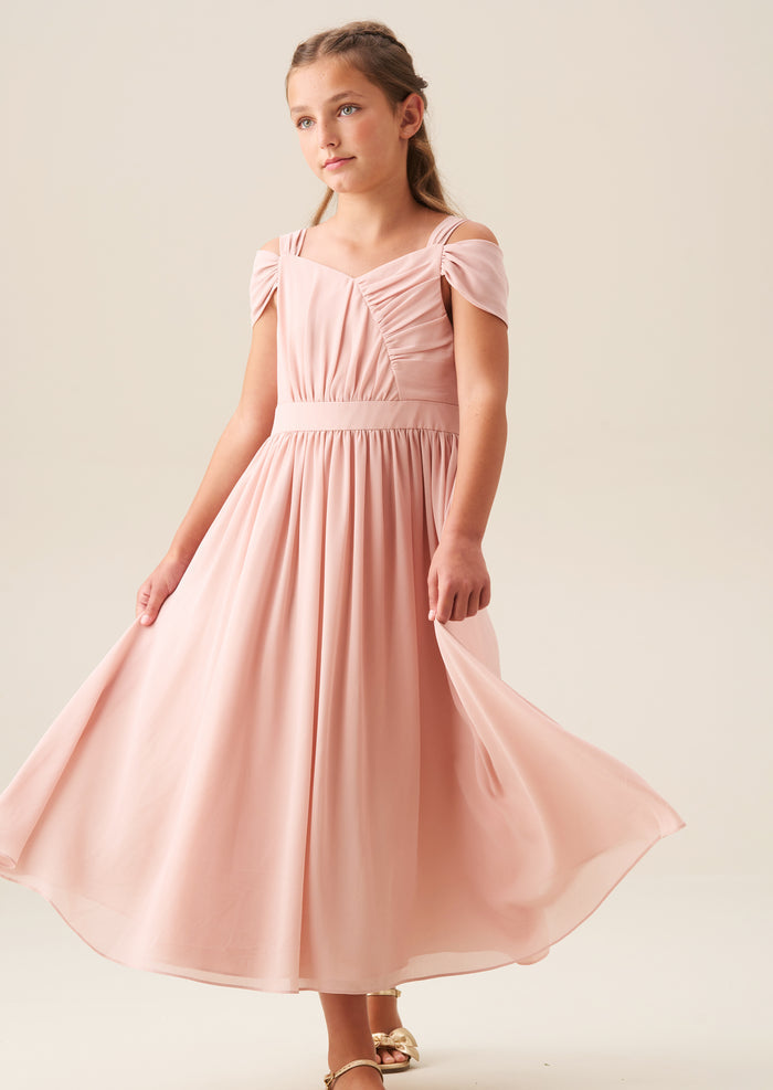 Lena Blush Maxi Dress