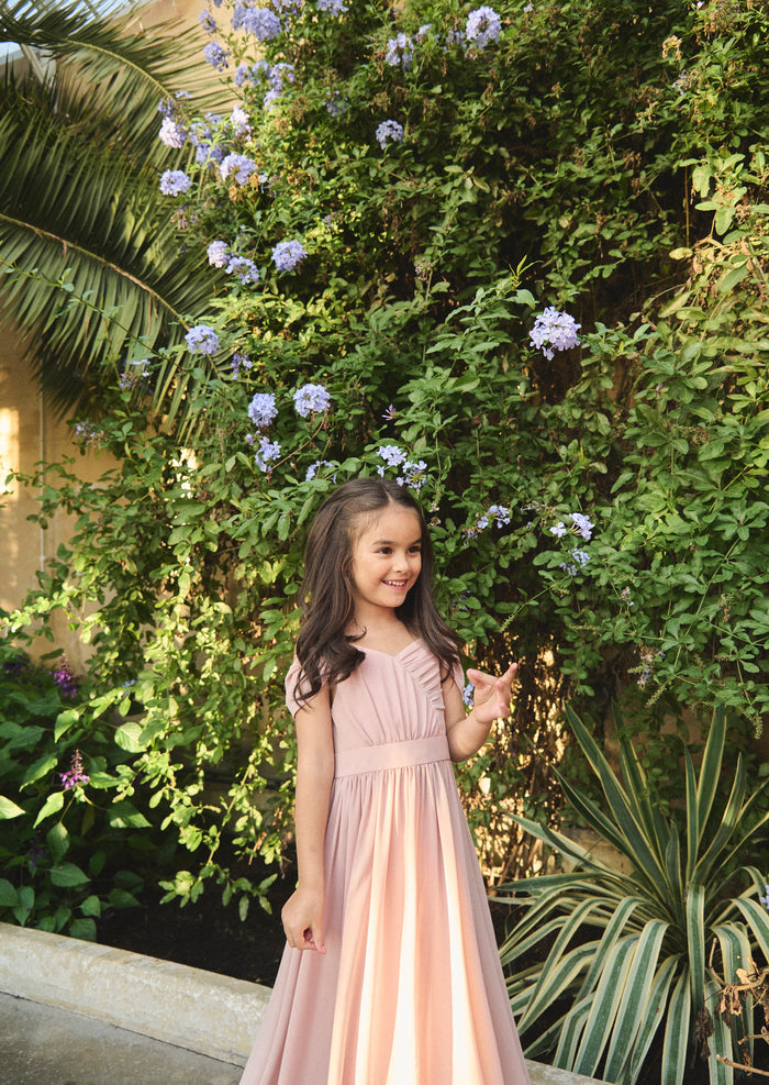 Lena Blush Maxi Dress