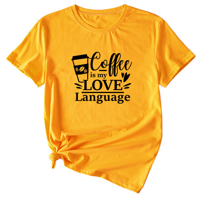 Mustard yellow (black font) / S
