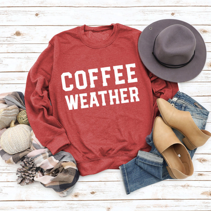 Red sweater (white font) / S