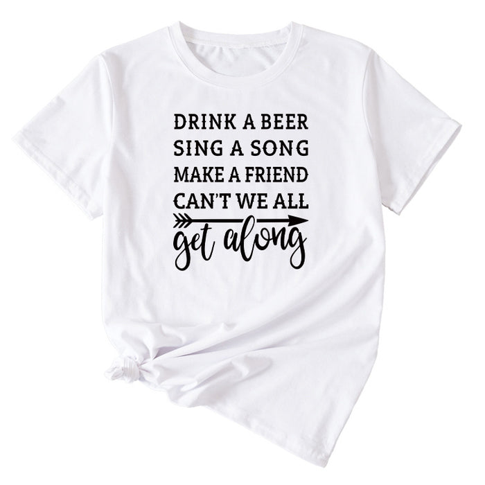 White (black font) / S