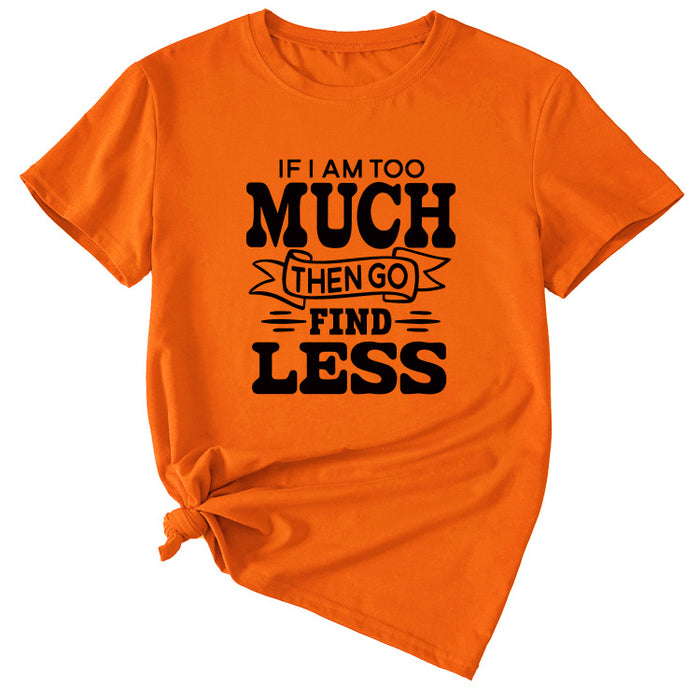 Orange (black font) / S