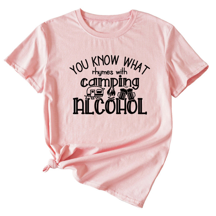 Pink (black font) / S