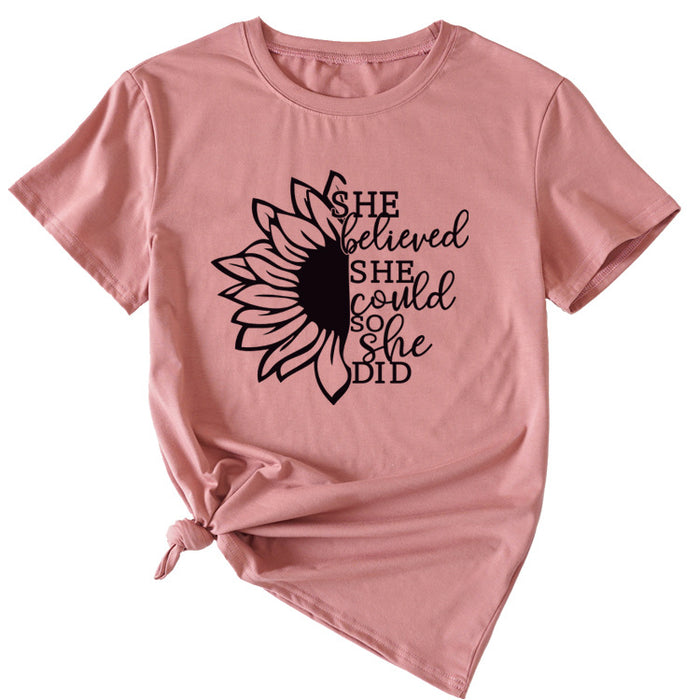 Rose Gold (black font) / S