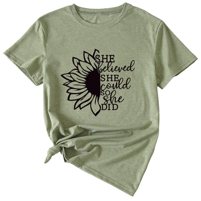 Olive Green (black font) / S