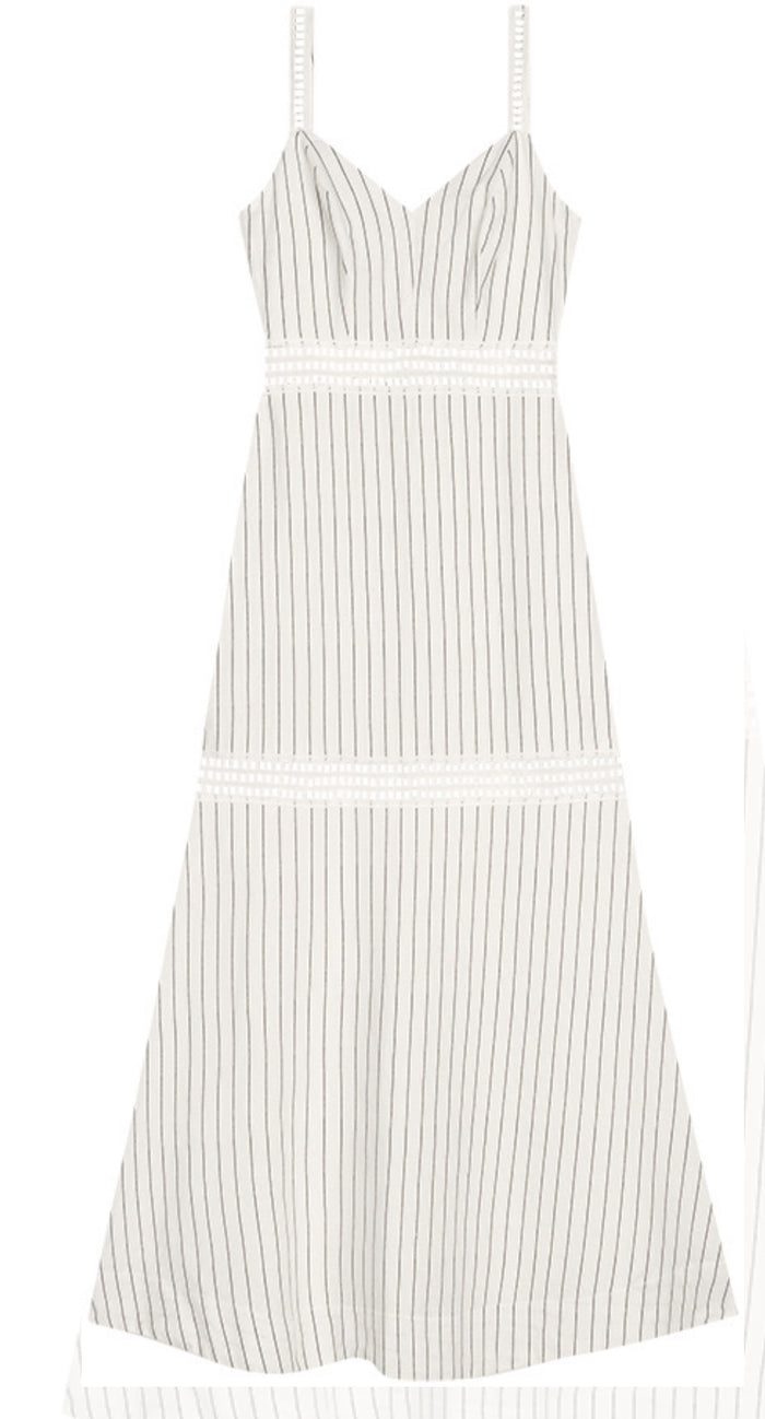 LEZ A LEZ STRIPE DRESS