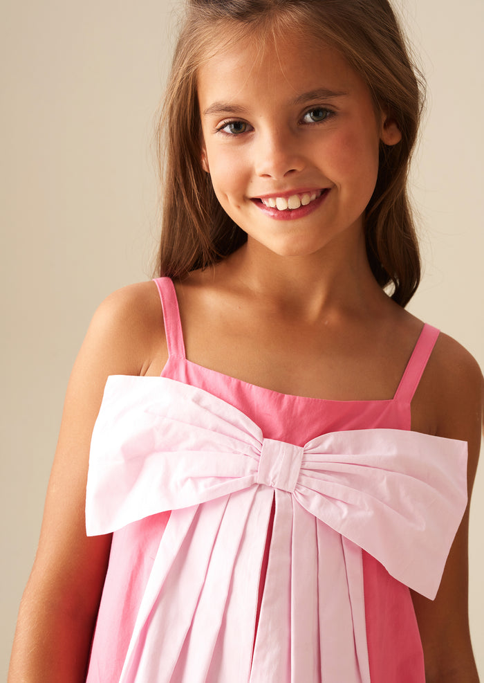 Libby Bow Pleat Dress