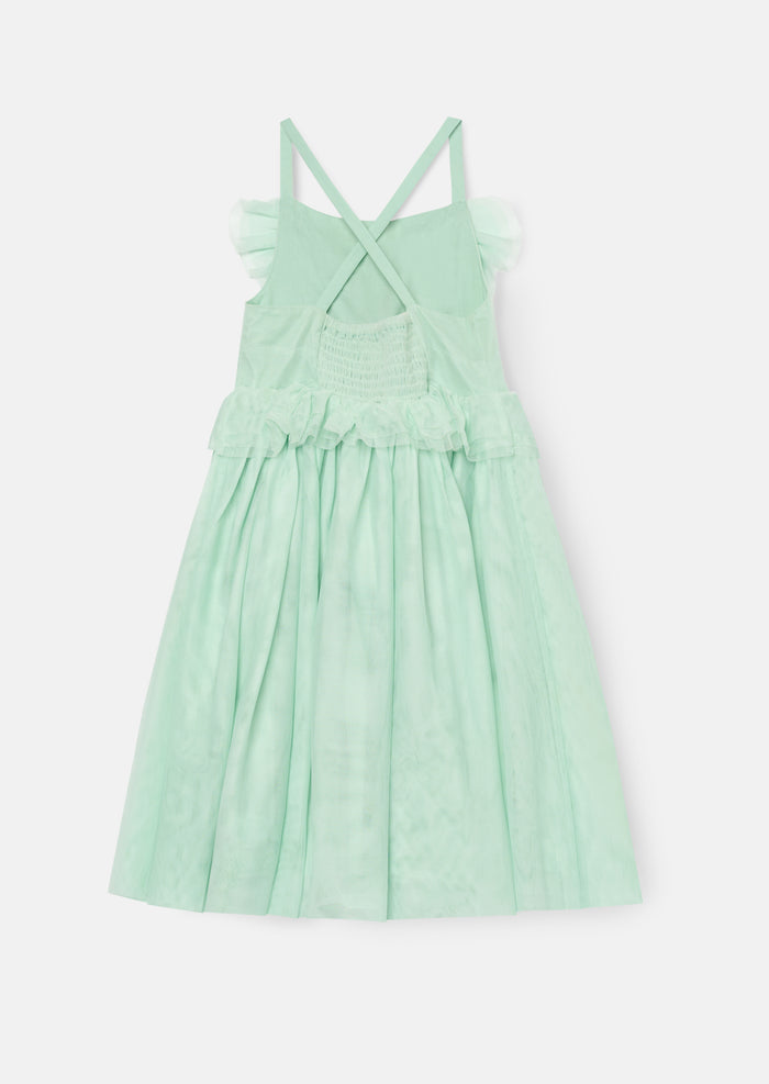 Liliah Mesh Frill Dress