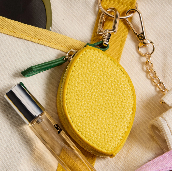 Lime Keychain Bag Charm