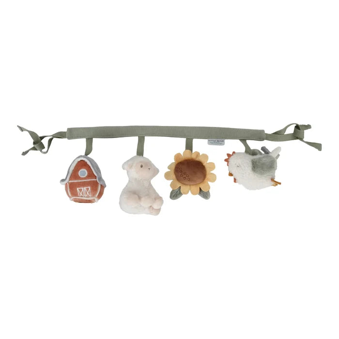 Little Dutch Little Farm Car Seat Toy