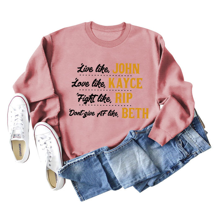 Rose gold sweater (black word color picture) / S