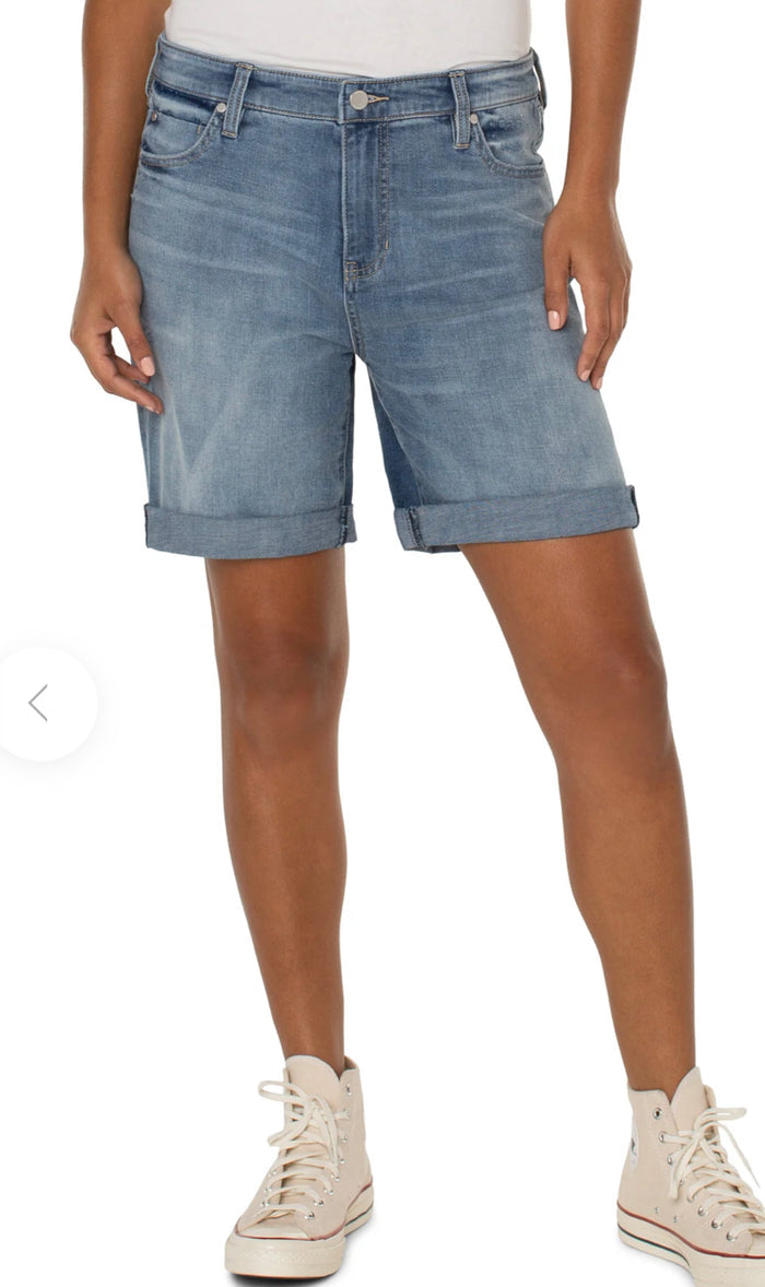 LIVERPOOL MARLEY GIRLFRIEND SHORT W ROLL