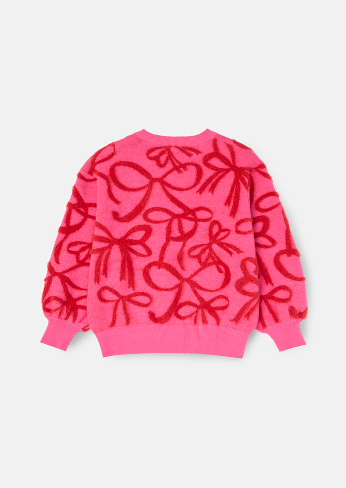 Livia Bow Eyelash Jumper