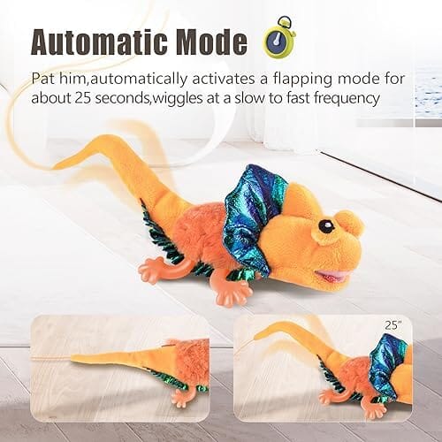 Lizard Kitten Toy with Catnip for Indoor Cats Kicker Cat Toys amazon
