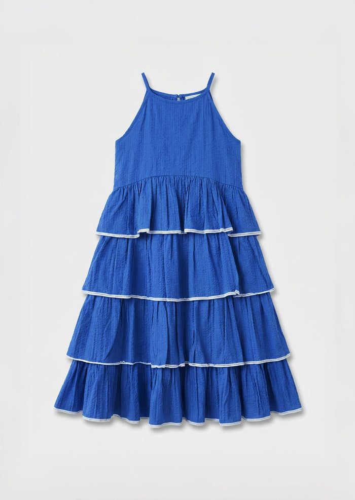 Lois Tiered Seersucker Dress